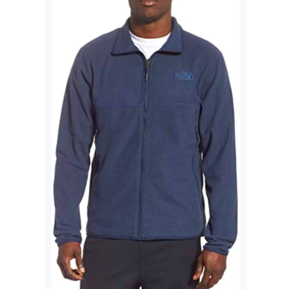 The North Face Alpine Fleece Lightweight Jacket in Navy Blue Size Mens Small